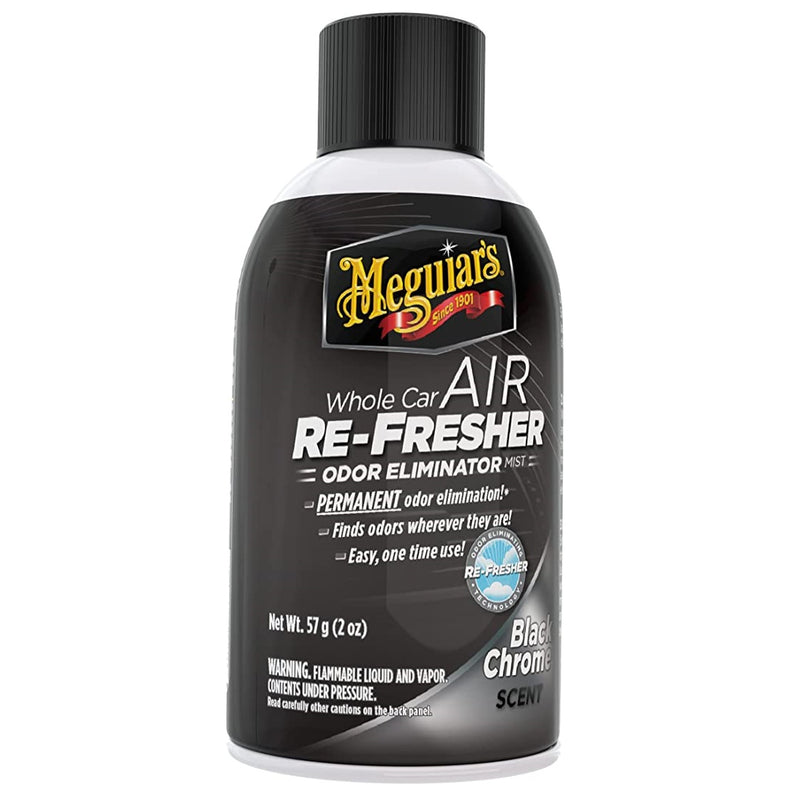 Meguiar's Car Air Refresher - Black Chrome Scent (2 oz)