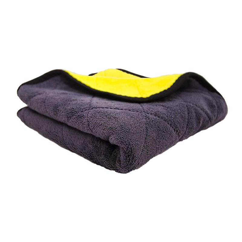 Microfiber Diamond Cut Yellow & Grey Cloth