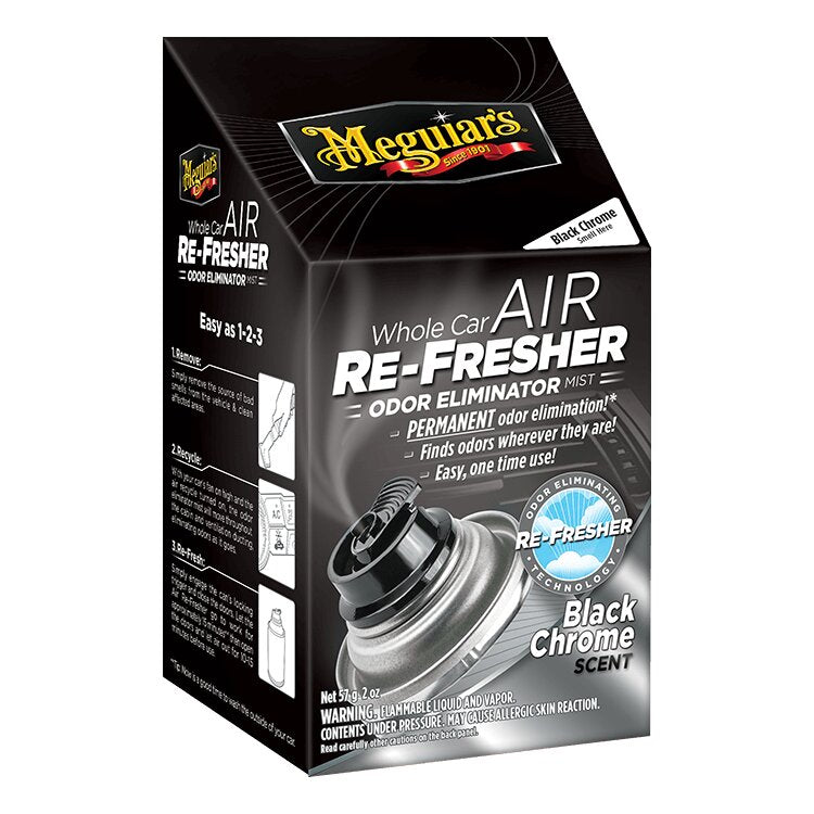 Meguiar's Car Air Refresher - Black Chrome Scent (2 oz)