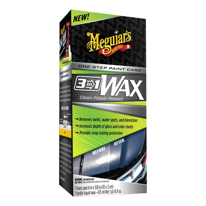 Meguiar's 3-in-1 Wax & Foam Applicator Pad (16 oz)