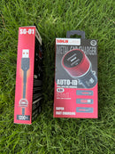 SOGO Fast Car Charger 3 in 1 (4.8A 1 Year Warranty)