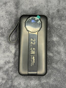20000mAh Power Bank with Built-In Type-C & Lightning Cables  Multi-Port Fast Charging