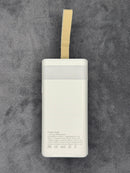 30000mAH Portable High-Capacity Power Bank with Digital Display, LED Light & Multi-Port Fast Charging