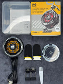 Memo CX08 Mobile Cooling Fan – Magnetic Phone Cooler for Heavy Gaming | RGB Ultra Fast Cooling Radiator