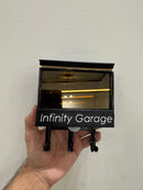 Metal Infinity Garage Key Holder | Motion-Sensed LED Light Tunnel