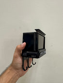Metal Infinity Garage Key Holder | Motion-Sensed LED Light Tunnel