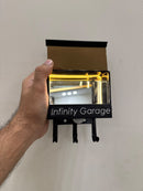 Metal Infinity Garage Key Holder | Motion-Sensed LED Light Tunnel