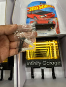 Metal Infinity Garage Key Holder | Motion-Sensed LED Light Tunnel