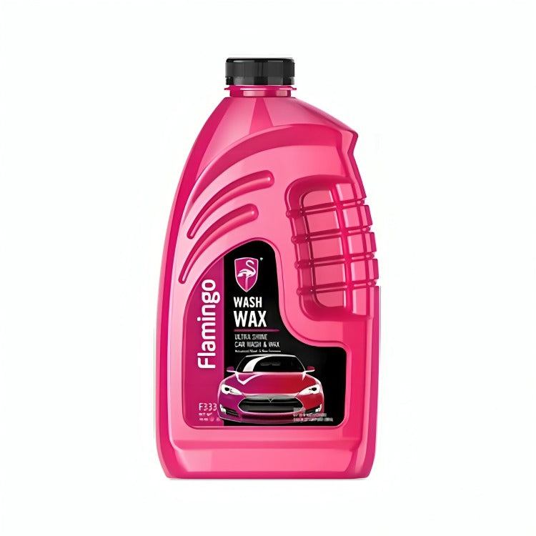 Flamingo Ultra Shine Car Wash Wax Shampoo (2 L)